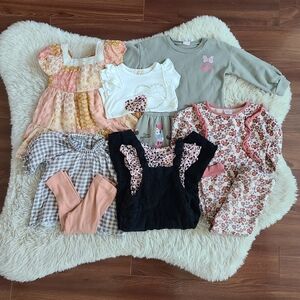 Bundle of clothes for toddler girls 2T